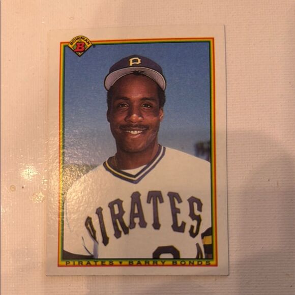 Pirates Trading Card of Barry bonds in mint condition rare - Picture 1 of 4